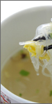 「冷え知らず」さんの生姜たまご春雨スープ